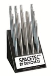 ​​​​​​Diplomat 10542942 Spacetec Pocket Pearl Tükenmez Kalem, 15li Stand