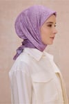 Fresh Etnik Desen Pembe Twist Eşarp - 20