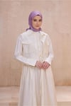 Fresh Etnik Desen Pembe Twist Eşarp - 20