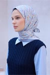 Fresh İmza Desen Gri Nova Eşarp 1013 - 05