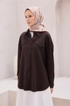 Fresh İmza Desen Kiremit Nova Eşarp 1013 - 11