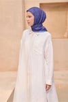 Geometrik Desen Mor Premium Soft Eşarp 12 - 10