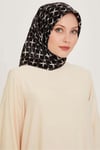 İpek Eşarp 2025 Kış - 9207-04 Siyah Twill