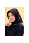 İpek Eşarp Nostalji - 8014-09 Siyah Yeşil Twill