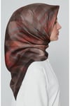 İpek Eşarp Nostalji - 8210-03 Kahve Twill