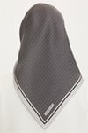 İpek Eşarp Nostalji - 8733-12 Gri Twill