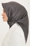 İpek Eşarp Nostalji - 8733-12 Gri Twill