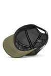 Kurt Logolu Cordura Haki-Siyah Trucker Şapka