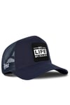My Life My Rules Logolu Lacivert Trucker Şapka