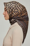 Nostalji Serisi Ipek Twill Eşarp 8650d-01