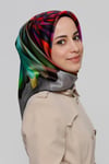 Nostalji Serisi Twill İpek Eşarp 7936D-09