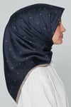 Nostalji Serisi Twill İpek Eşarp 8259D-09