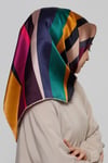 Nostalji Serisi Twill İpek Eşarp 8301D-84