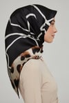 Nostalji Serisi Twill İpek Eşarp 8653D-20