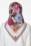Nostalji Serisi Twill İpek Eşarp 8901D-38