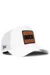Rock Logolu Beyaz Trucker Şapka
