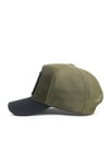 Tilki Logolu Cordura Siyah-Haki Trucker Şapka