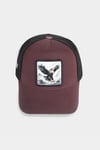 V1 Kartal Logolu Kahve - Siyah Trucker Şapka
