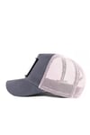 V1 Trucker Boss - 1bs Kod Logolu Unisex Antrasit-pembe Şapka (CAP)