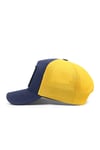 Wake Up Logolu Cordura Lacivert-Sarı Trucker Şapka
