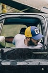 Wake Up Logolu Cordura Lacivert-Sarı Trucker Şapka