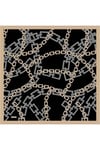Zincir Desen Twill Ipek Eşarp 8736d-36