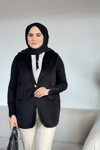 Arden Kaşe Yelek | Siyah