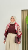 Bilekleri Taşlı Gömlek - Bordo