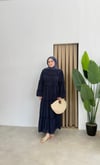 Elara Şifon Elbise - Lacivert