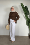 Keten Pantolon | Beyaz