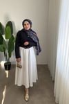 Liza Gold Düğmeli Gömlek | Lacivert