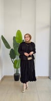 Love Kraş Etekli Takım - Siyah