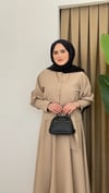 Mira Kuşak Detaylı Etekli Takım - Taş