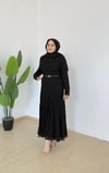 Olive Dantelli Elbise | Siyah