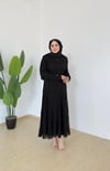 Olive Dantelli Elbise | Siyah