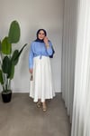 Premium Taş İşlemeli Gömlek | Mavi