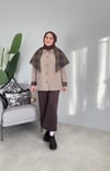 Scuba Kumaş Çımalı Pantolon | Kahverengi