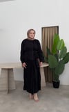 Sima Kraş Etekli Takım - Siyah