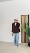 Taşlı Kot Pantolon - Açık Mavi