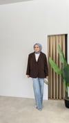Taşlı Kot Pantolon - Açık Mavi