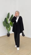 Triko Kimono Takım - Siyah
