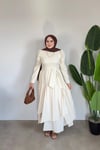 Vela Tasarım Elbise | Krem
