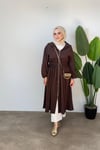 Vera Modal Fermuarlı Kap | Kahve