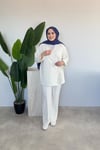 Yandan Bağlamalı Oysho Takım | Beyaz