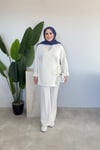Yandan Bağlamalı Oysho Takım | Beyaz