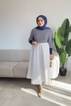 Yeni Scuba Etek | Beyaz