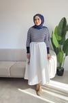 Yeni Scuba Etek | Beyaz