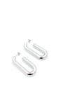 Geometric Silver Earring
