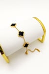 Leaf Full Black Bracelet