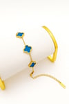 Leaf Full Blue Bracelet